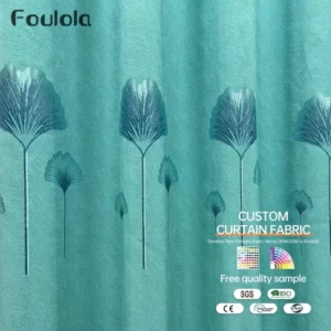 Factory Supply High Grade Polyester Jacquard Curtain Fabric With 80% Blackout 2.8M/3.2M Width