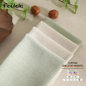 Factory Supply Fashionable Solid Color Style Strong Scratch-proof Curtain Fabric